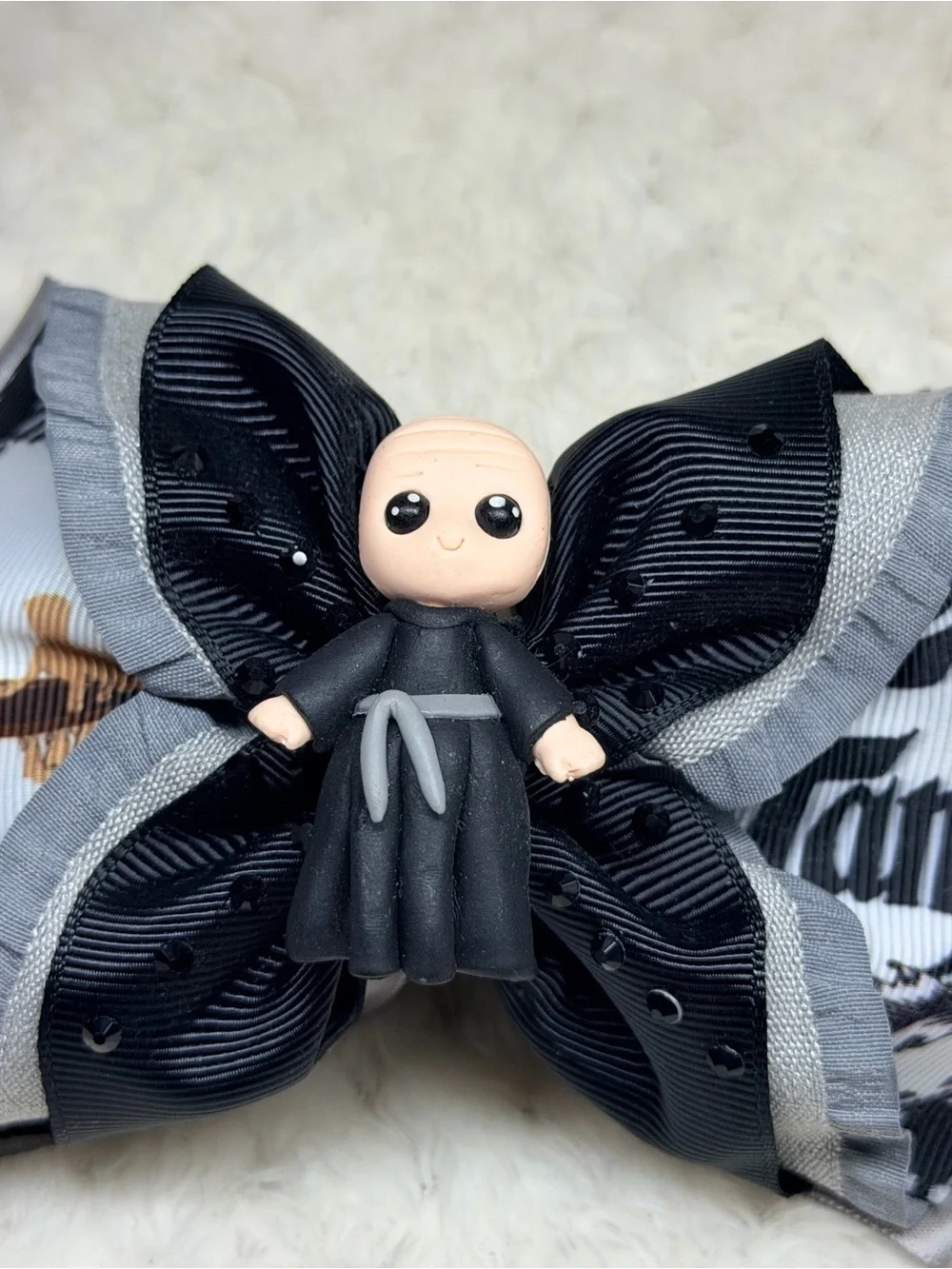 Large Pugsley and Uncle Fester Bow set